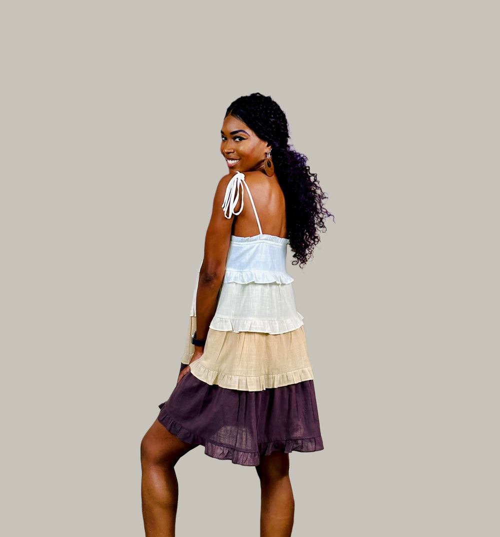 Brown Sugar Layered Dress
