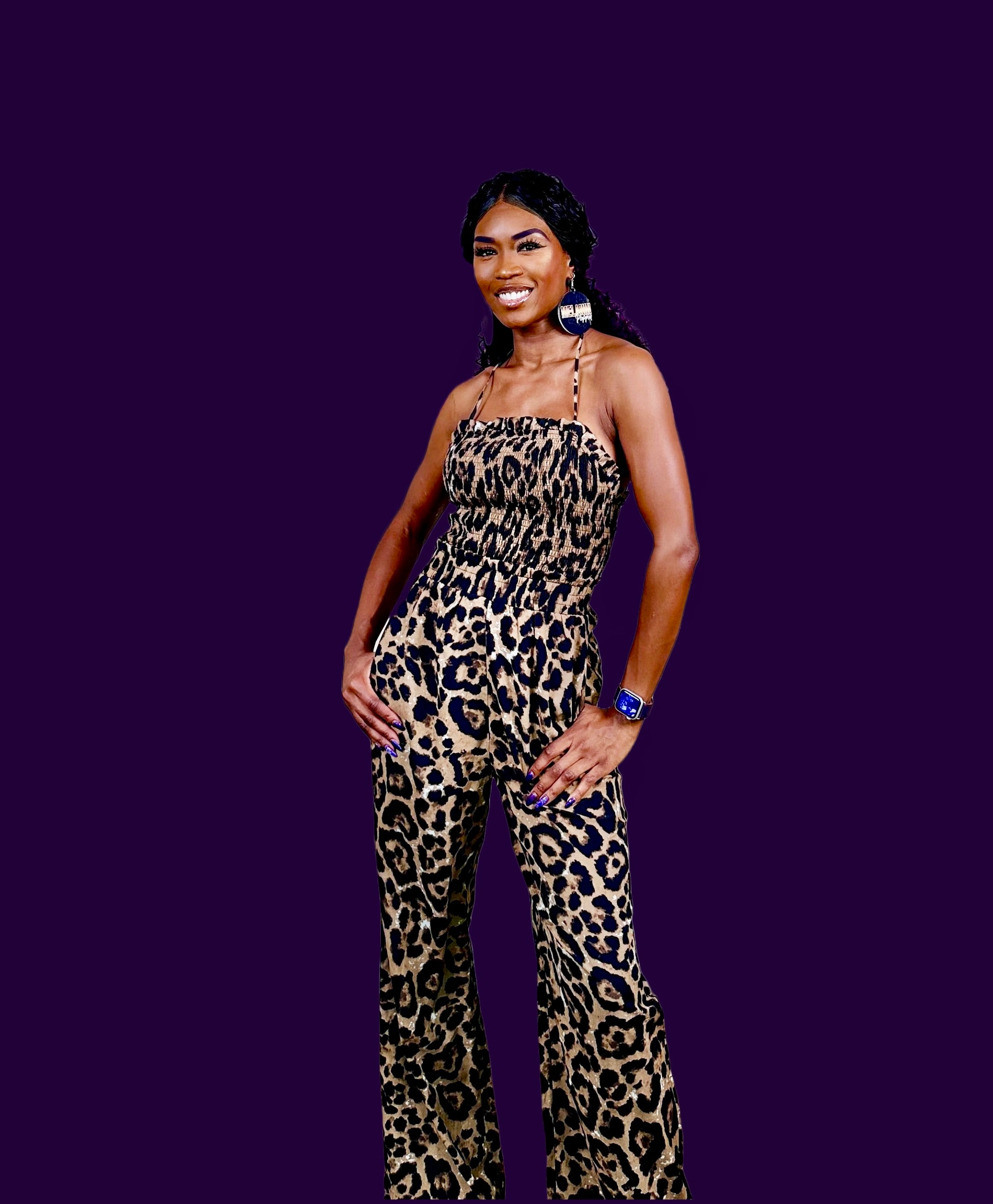 Cat Like Halter Jumpsuit