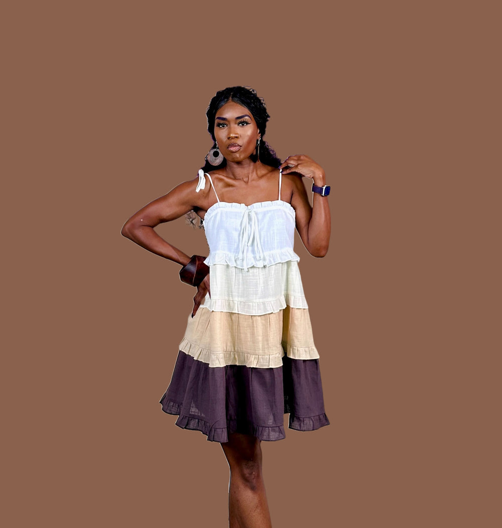 Brown Sugar Layered Dress