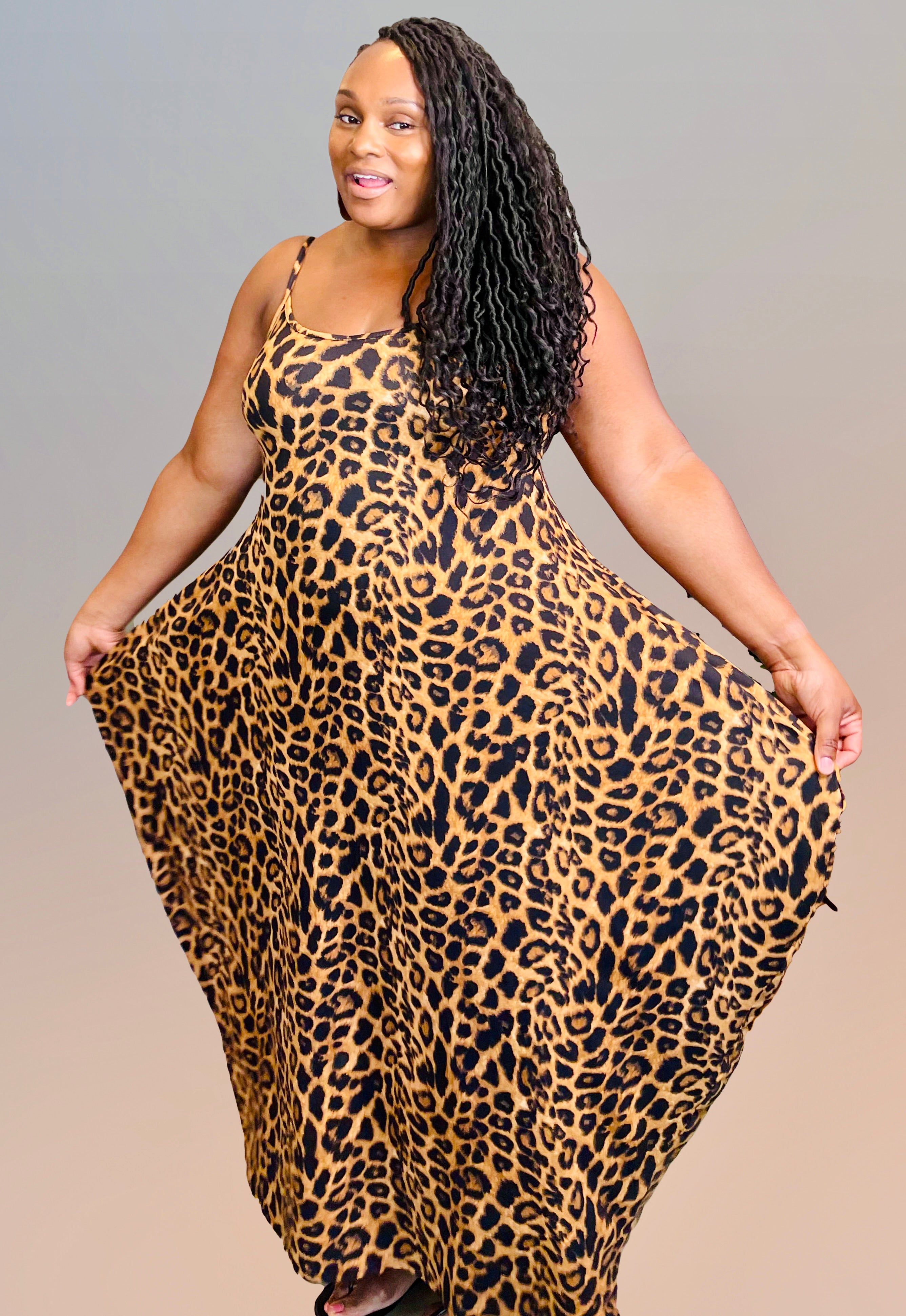 The Leopard In Me Maxi Dress