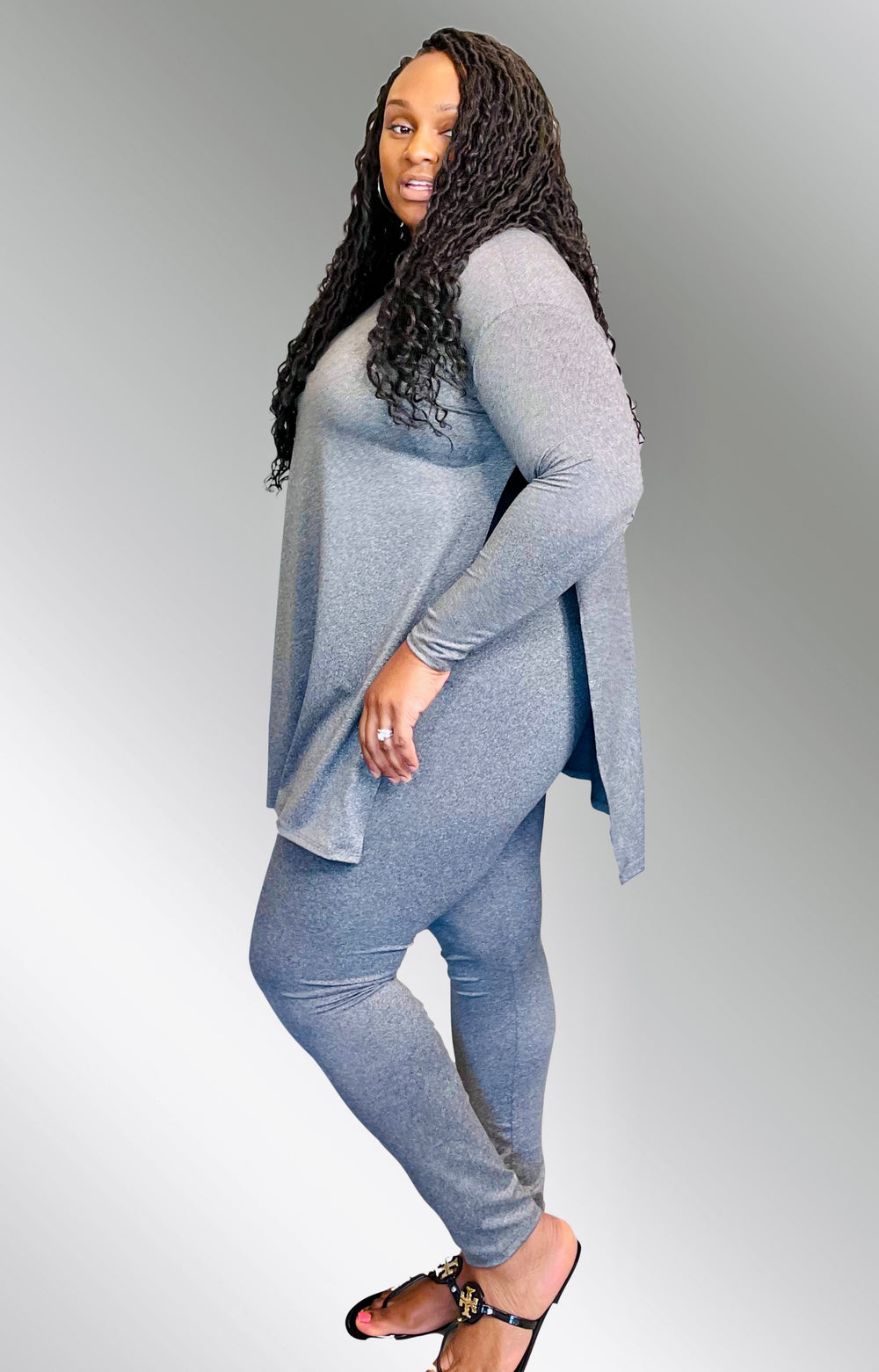 Oversized Top 2 Piece Set